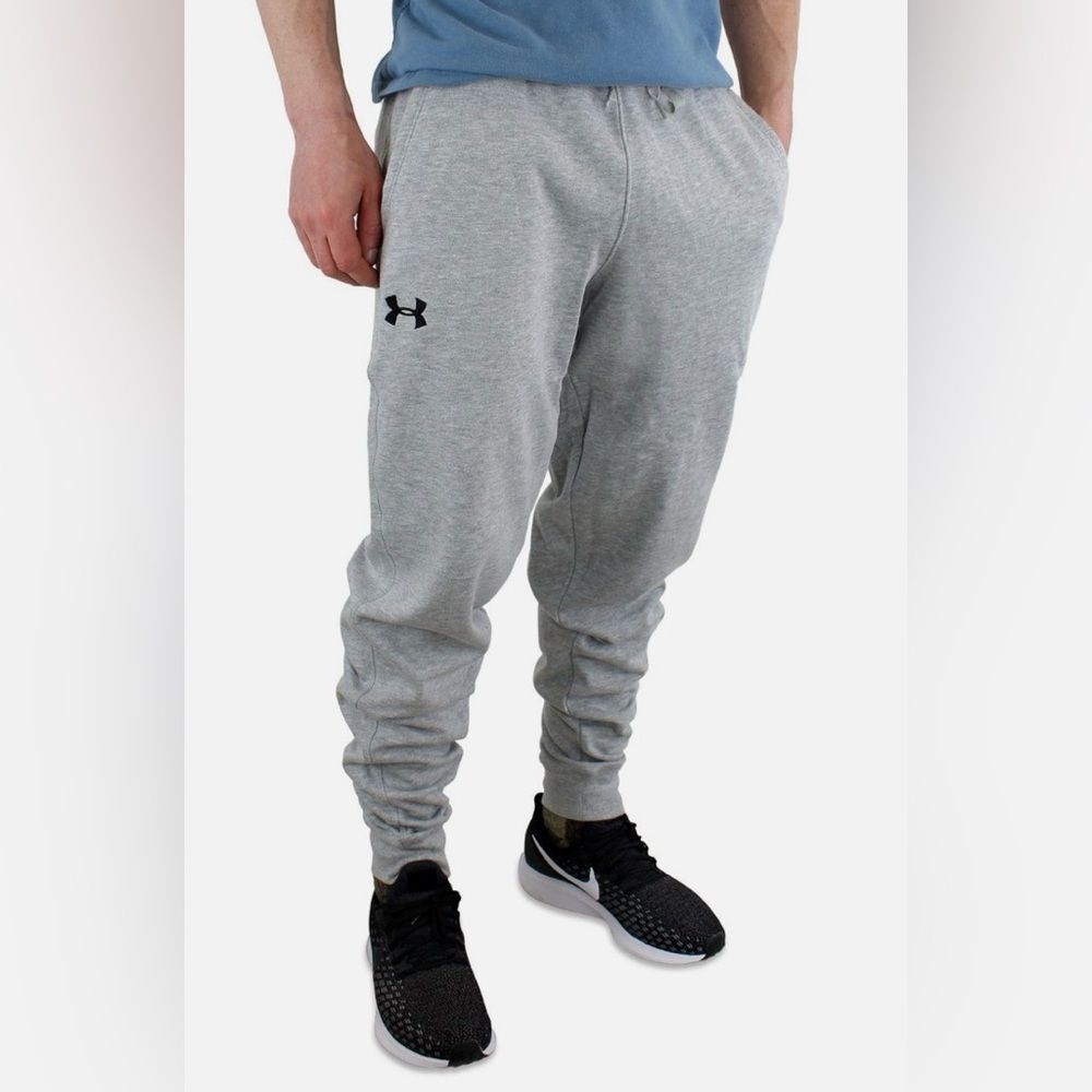 Under Armour Jogger Sweatpants Hustle Fleece Loose Fit Tapered Leg Men’s 3XL.